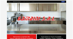 Desktop Screenshot of gambini.com.ar